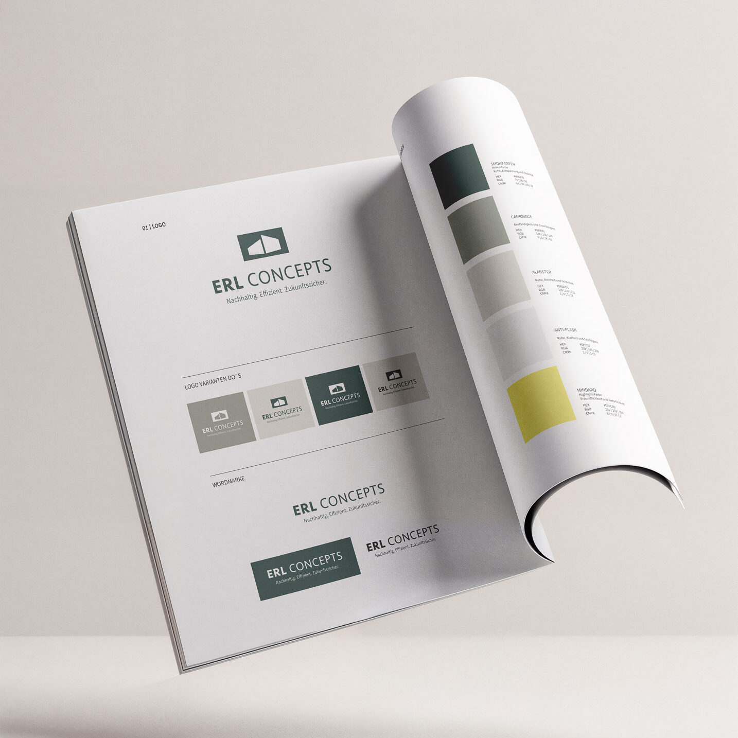 Grafikdesign Brandbook